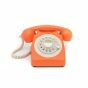 Oranje retro draaitelefoon GPO 746ROTARYORA bestellen bij Gizmo Retail