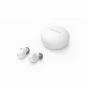 TWS earphones LUNA met draadloos oplaadbare oplaadcase van Ledwood, wit