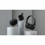 HAPPY GEEK gift set van Ledwood met speaker, in-earphones én hoofdtelefoon, zwart