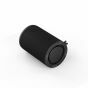 Bluetooth speaker DUAL ST9 met geïntegreerde in-ear earphones van Ledwood, zwart