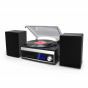 Stereo muziek center met DAB+, CD, cassette, platenspeler, USB/SD en encoding van Soundmaster MCD1820 