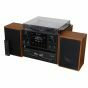 MCD5600BR - Soundmaster muziekcenter met platenspeler, bluetooth, CD, Cassette, USB en DAB+, bruin - 4005425012252