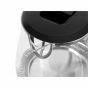 Elektrische glazen waterkoker inhoud 1,7 liter, zwart van Teesa TSA1511B