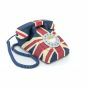 GPO Retro telefoon met print Britse vlag GPO 1970UNIONJACK