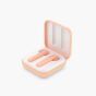 Bluetooth TWS oordopjes "Hubble"  met oplaadcase van Ledwood, zalmroze