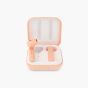 Bluetooth TWS oordopjes "Hubble"  met oplaadcase van Ledwood, lichtroze