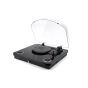 Ledwood Platenspeler met Bluetooth en USB-encoding, zwart