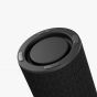 Bluetooth speaker DUAL ST9 met geïntegreerde in-ear earphones van Ledwood, zwart