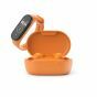 KEPLER TWS earphones, oplaadcase en activity tracker, oranje van Ledwood