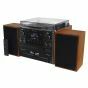 MCD5600BR - Soundmaster muziekcenter met platenspeler, bluetooth, CD, Cassette, USB en DAB+, bruin - 4005425012252