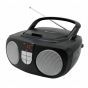 SCD1400SW - Soundmaster Boombox met FM radio en CD-speler, zwart - 4005425011989