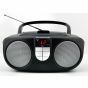 SCD1400SW - Soundmaster Boombox met FM radio en CD-speler, zwart - 4005425011989