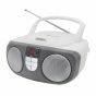 SCD1400WE - Soundmaster Boombox met FM radio en CD-speler, wit - 4005425012009