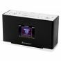 UR240SW is een zwarte DAB+ wekkerradio met kleurendisplay van Soundmaster