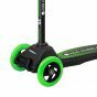 Kids Wheels ZAB0121G driewielige kids step, zwart/groen (3+ jaar) van Rebel Electro