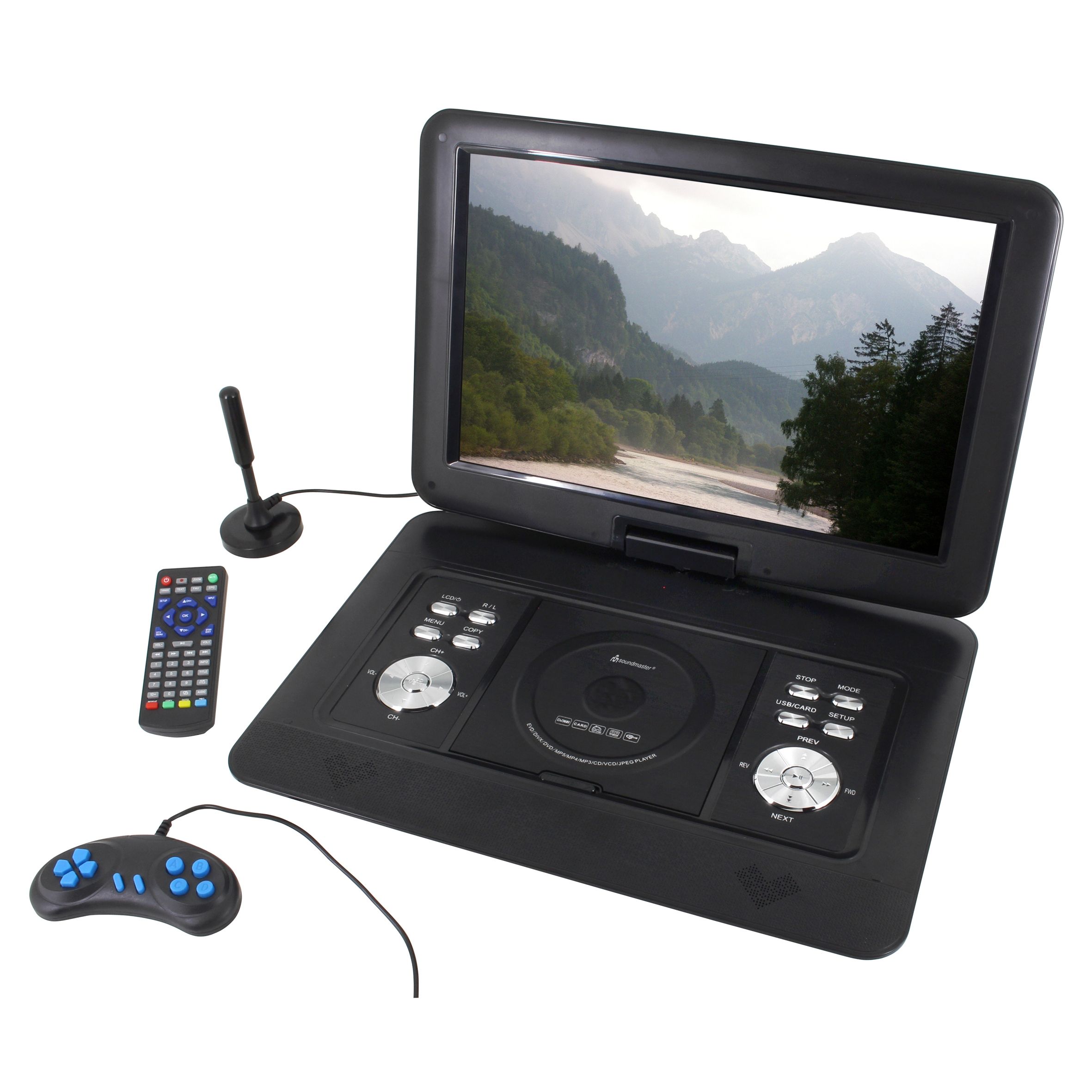mout lamp maagpijn Soundmaster PDB1600SW - Portable DVD-speler met DVB-T2 HD-tuner en 15,4”  TFT-LCD-scherm | Online bestellen bij Gizmo Retail - Gizmo Retail