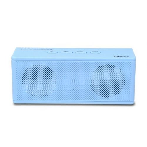 Pure Acoustics bluetooth speaker met radio blauw