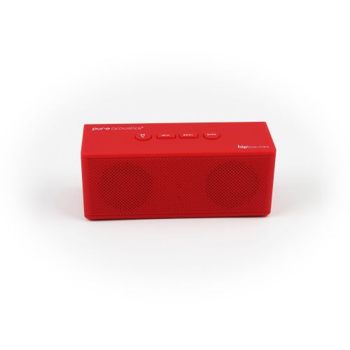 Pure Acoustics bluetooth speaker met radio rood