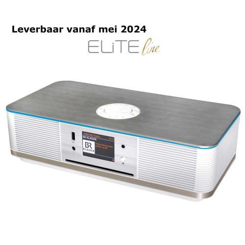 ICD2023WE - Soundmaster Elite Line stereo muziekcenter met internet/DAB+ radio, CD, USB en Bluetooth, wit - 4005425012399