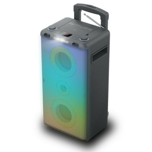 Party Bluetooth DJ speaker M-1928 DJ met CD-speler en ingebouwde batterij (300W) van Muse
 
