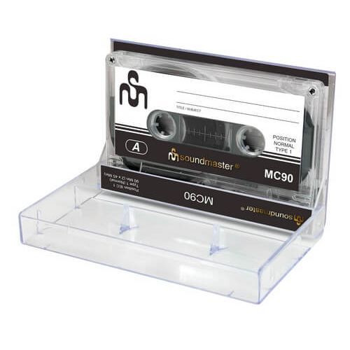 Cassettebandjes 90 minuten, per 5 verpakt van Soundmaster MC905P