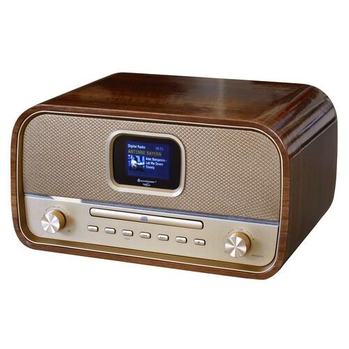 Soundmaster NMCDAB990GOLD Stereo DAB+ radio, CD speler, bluetooth, en USB
