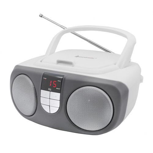 SCD1400WE - Soundmaster Boombox met FM radio en CD-speler, wit - 4005425012009