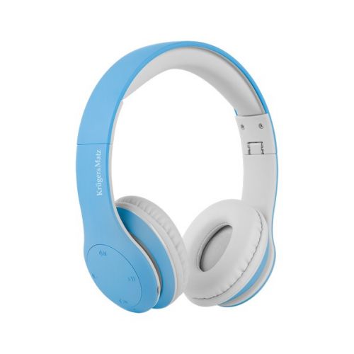 KM0656 blauwe draadloze hoofdtelefoon voor kinderen van Krüger & Matz bestellen bij Gizmo Retail