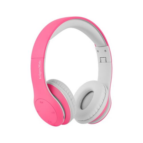KM0657 roze hoofdtelefoon voor kinderen met volume begrenzer van Krüger & Matz bestellen bij Gizmo Retail