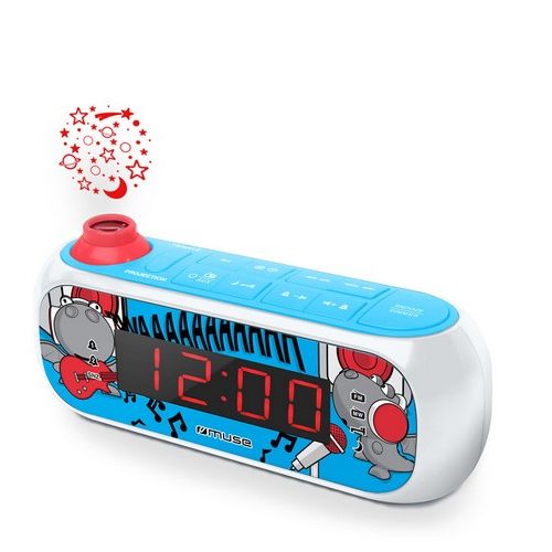 Muse M-167 kinderwekkerradio met sterrenprojectie bestellen bij Gizmo Retail