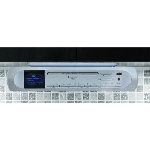 Soundmaster UR2170SI keuken onderbouwmuziekcenter met DAB+ en USB bestellen bij Gizmo Retail