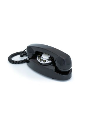 Zwarte retro telefoon 1959AUDREYBLA van GPO Retro met druktoetsen