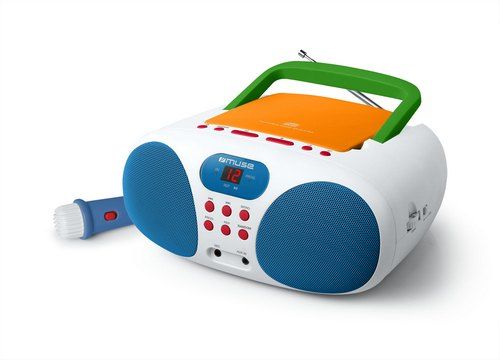 smal Dominant zeewier Muse MD-203KMC draagbare kids radio CD speler - Gizmo Retail